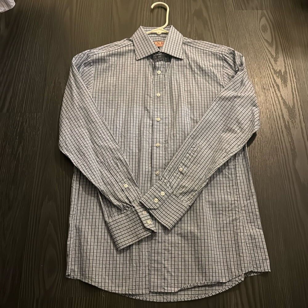 Thomas Pink Slim Fit Button Down Shirt